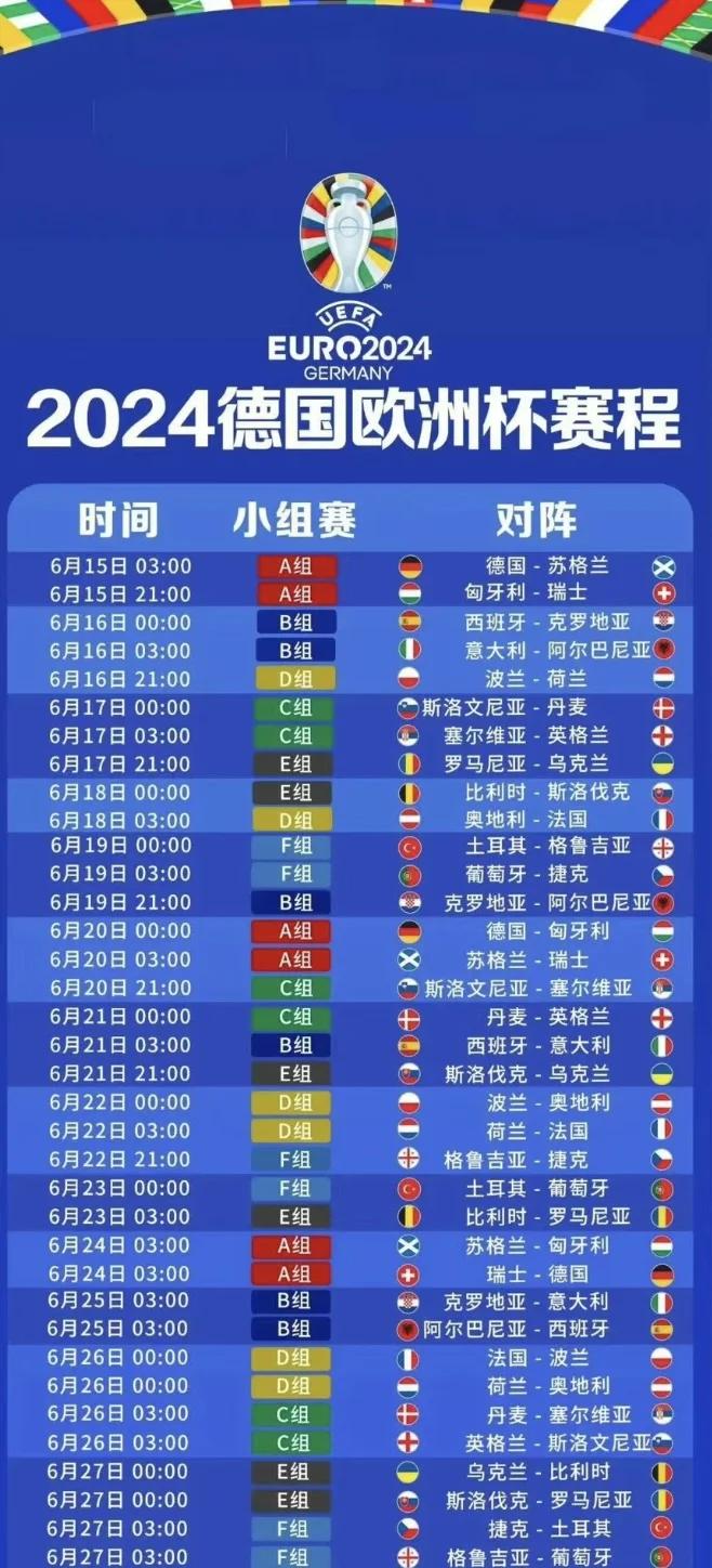 欧国联赛比赛时间表公布，精彩对决接连上演！的简单介绍